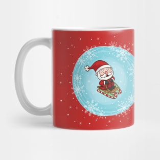 Santa Sliding Mug